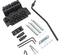 Ponte tremolo nero per chitarra elettrica con barra a doppio bloccaggio per Floyd Rose Type