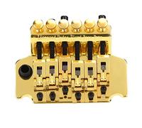 Ponte Tremolo per Chitarra Elettrica, Stabilizzatore a Doppia Molla Oscillante per Chitarra Elettrica Tipo Floyd Rose (Oro)