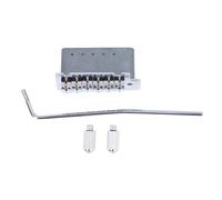 Ponte Tremolo per Chitarra, Selle Vintage in Acciaio Piegato a 6 Corde e Set di Sostituzione in Blocchi di Zinco per Chitarra Elettrica Serie SQ e ST