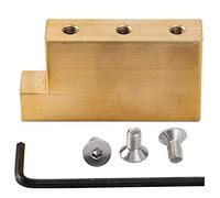 Ponte Tremolo Tremolo Block In Ottone Massiccio 32mm Per Chitarra Elettrica Sostituzione delle parti ponte