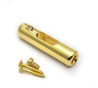 Ponte tubolare per chitarra personalizzato, 8,5 x 41,5 mm, stringa Bridge Bottom Trog Sader Split Tipo Guitar Bridge Nero/Oro/Argento