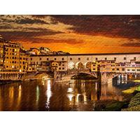 Ponte Vecchio Ponte Vecchio Firenze Italia 1000 Pezzi Puzzle 74 X 50 cm Tiglio Puzzle Pezzi Si Adatta Perfettamente Insieme