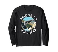 Ponte Verso Il Nulla California Los Angeles Foresta Escursionismo Retro Maglia a Manica