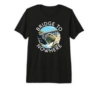 Ponte Verso Il Nulla California Los Angeles Foresta Escursionismo Retro Maglietta Premium