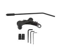 Ponte Vibrato per Chitarra Elettrica Design Multifunzionale con Barra di Stop Ottimizzato per Esercitazione Quotidiana Spettacoli Teatrali e Registrazioni Materiale in Lega di Zinc