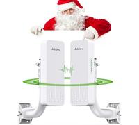 Ponte Wireless CPE660, Punto-Punto da Esterno con Antenna High Gain 14dBi e Staffe per Palo, 3KM, IP65 Impermeabile, Estende la Rete a Dipendenze/Negozio/Fienile/Garage