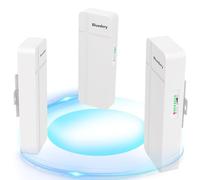 Ponte wireless punto a due punti per Internet Starlink, 3 KM Outdoor 5.8G Ponti WiFi Extender Punto di accesso CPE con antenna 16DBi 2 porta LAN 100 mbps Adattatore di alimentazione PoE 24 V