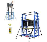 Ponteggi Elettrici, Piattaforme Di Lavoro Aeree | Piattaforma elevatrice elettrica per ponteggi, 110V/220V, certificazione CE.(3M/9.84FT)