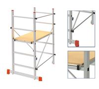 PONTEGGI TRABATTELLO IN ALLUMINO 'STEP UP HOBBY' CON RUOTE