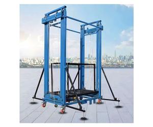 Ponteggio elettrico di sollevamento con telecomando, piattaforma mobile pieghevole per edilizia e decorazione domestica, altezza 3 m