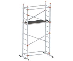 PONTEGGIO IMPALCATURA TRABATTELLO TORRE MOBILE RUOTE FAST&LOCK ALLUMINIO GIERRE