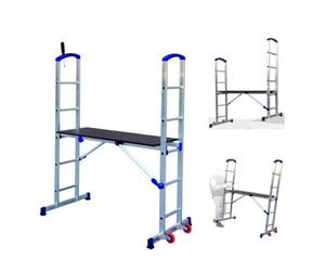 Ponteggio Mobile 2.9 m Scala Trabattello in Alluminio Ruote Facal Zoppo Edilizia