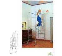 PONTEGGIO TRABATTELLO IMPALCATURA ACCIAIO ZINCATO CM.65X169X218H IMBIANCHINO