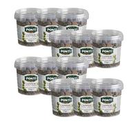 Ponti, Capperi Al Sale, Ottimo Antipasto Ideale per Realizzare Ricette Classiche e Saporite, Ideale anche per Arricchire Insalate, 100% Made in Italy, 12 Vasi da 125 g
