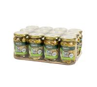 Ponti Carciofi Zero Olio in Confezione da 12 Barattoli da 300 g, Carciofini a Spicchi con Pepe e Limone, Conserva Carciofi Zero Grassi per Antipasti e Contorni, 3600 grammo, 12