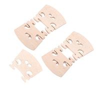 Ponti in Legno di Violino con Squisito Artigianato per Violini a 4/4 di Dimensioni Realizzate in Legno di Acero Durevole - Set di 5 Parti di Violino e Accessori per Prestazioni Sonore Migliorate