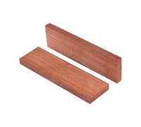 Ponti in Legno Massiccio per Chitarra Fai-da-te, Kit Doppio | Base solida per progetti artigianali, rivestimento nero già liscio, componenti ideali per personalizzazione