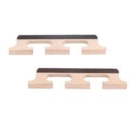 Ponti per Banjo Raffinati CNC in Legno Chiaro 2 Pezzi per Accessori per Banjo a 5 Corde Installazione Semplice e Smontaggio Progettato per Tutti i Banjo