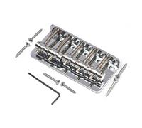 Ponti Per Chitarra Ponte E Cordiera Per Basso Elettrico A Cinque Corde In Metallo(Silver)
