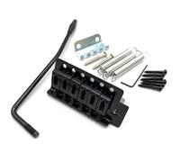Ponti Per Chitarra Ponte Single Shake Set Completo Di Cordiere Per Capotasto Quadrato Accessori Per Tremolo(Black,Set1)
