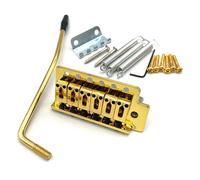 Ponti Per Chitarra Ponte Single Shake Set Completo Di Cordiere Per Capotasto Quadrato Accessori Per Tremolo(Gold,Set1)