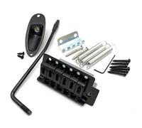 Ponti Per Chitarra Ponte Single Shake Set Completo Di Cordiere Per Capotasto Quadrato Accessori Per Tremolo(Black,Set2)