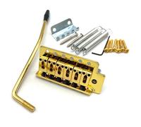 Ponti Per Chitarra Ponte Single Shake Tailpiece Tremolo Ponte Flat String Adatto Per Chitarra Elettrica SQ ST(Gold,Set1)