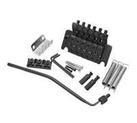 Ponti Per Chitarra Ponte Tremolo A Doppia Vibrazione A Sei Corde Con Superficie In Canapa(Black)