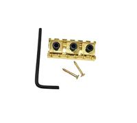Ponti Per Chitarra Ponte Tremolo A Doppio Bloccaggio E Capotasto Di Bloccaggio Superiore Per Testa Di Chitarra Elettrica(Gold)