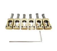 Ponti Per Chitarra Selle Per Ponte Tremolo In Ottone E Rame A Forma Di Zucca Per Chitarra Elettrica(Gold)
