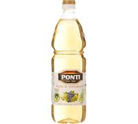 Ponti Set 12 Aceto Pet Lt 1 di Vino Bianco Classico per La Cucina