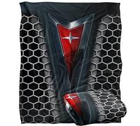 Pontiac Blanket, 152 x 127 cm Red Emblem Silky Touch Super Soft Throw Blanket