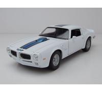 Pontiac Firebird Trans Am 1972 Bianco Modellino 1:24 Welly