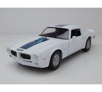 Pontiac Firebird Trans Am 1972 Bianco Modellino 1:24 Welly