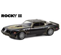 PONTIAC Firebird Trans AM - ROCKY II - 1979 - black / gold - Greenlight 1:24
