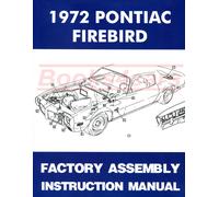 Pontiac Manuale Parti Assemblaggio Restauro 1972 Firebird