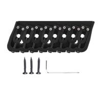 Ponticello a 8 corde per chitarra elettrica, sostituzione del ponticello hardtail a passaggio delle corde attraverso il corpo con distanza tra le corde di 10,8 mm, ponticello in