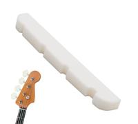 Ponticello per Chitarra in Osso Design Preslottato ad Alta Densità | Supporto per Corda Superiore per Famiglia Musicisti Uomo Donna Ragazzi Giovani Figlio