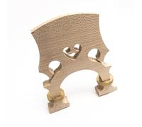 Ponticello regolabile per violino e violoncello in legno d'acero con viti in ottone, misura di precisione per violini e violoncelli 4/4, 3/4, 1/2, con ponte verticale per un suono migliore e una