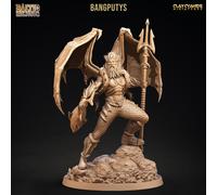 Pontos Dio Del Mare Miniatura Tritone Poseidon Figura per Piano Tavolo E Schermo