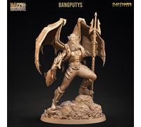 Pontos Dio Del Mare Miniatura Tritone Poseidon Figura per Piano Tavolo E Schermo