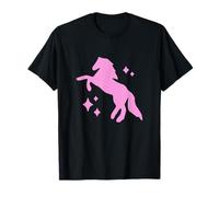 Pony and Heels Amante Rosa Ragazze Club Discoteca Compleanno Cowgirl Maglietta