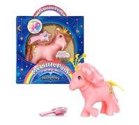 Pony Celeste - Milky Way, My Little Pony, Basic Fun, 35344, Cavallo Giocattolo Retrò per Bambine e Bambini, Figurina di Pony Rosa 40° Anniversario, Include Corona Celeste e Accessori, Dai 4 Anni in su