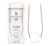 Pony Classic Needle Circolari in Alluminio 60 cm 4,5 mm - 1 Pezzo