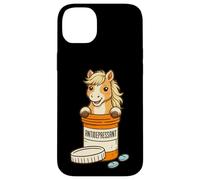 Pony Cute Horse Antidepressivo Umorismo equestre Custodia per iPhone 14 Plus