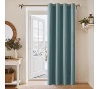 PONY DANCE Tenda Oscurante Camera da Letto Moderne Tende Termiche Isolanti per Soggiorno Blackout Curtain per Porta Interna 1 Pezzo L 132 x A 210 cm, Blu Artico