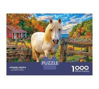 Pony delle Shetland Puzzle 1000 Pezzi, Jigsaw Puzzle Ad Alta Difficoltà Regali Per Adulti E Adolescenti, Home Giochi 38x26cm/1000pcs