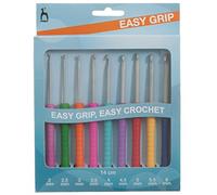 Pony Easy Grip Crochet Hook Set, Multi, 15 x 1.5 x 16 cm
