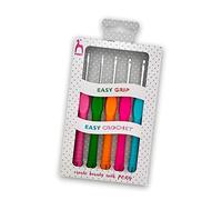 Pony Easy Grip, set di 5 uncinetti da 2,0-4,0 mm
