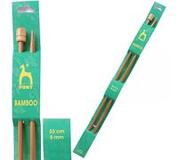 Pony Ferri da Maglia in bambù con estremità Singola, Multicolore, 5 mm